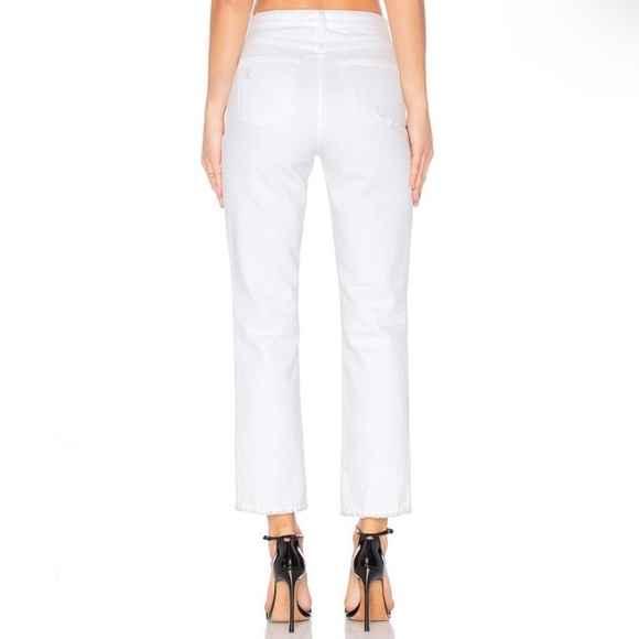 NEW ALEXANDER WANG REVOLVE WHITE DISTRESSED JEANS - Picture 7 of 10